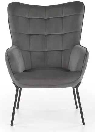 CASTEL fotel világos szürke