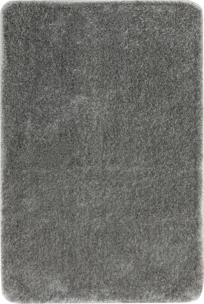 Fürdőszobaszőnyeg Csúszásgátló Szürke Shaggy Csillogó Malmo 60x100 cm