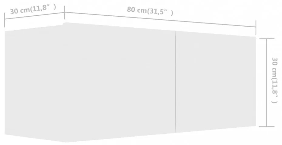 vidaXL 7 részes fehér szerelt fa TV-szekrényszett