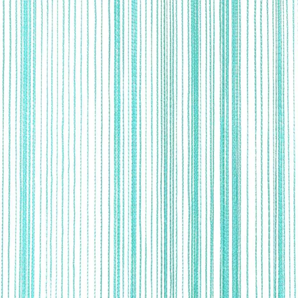 2 db türkiz zsinórfüggöny 100 x 250 cm