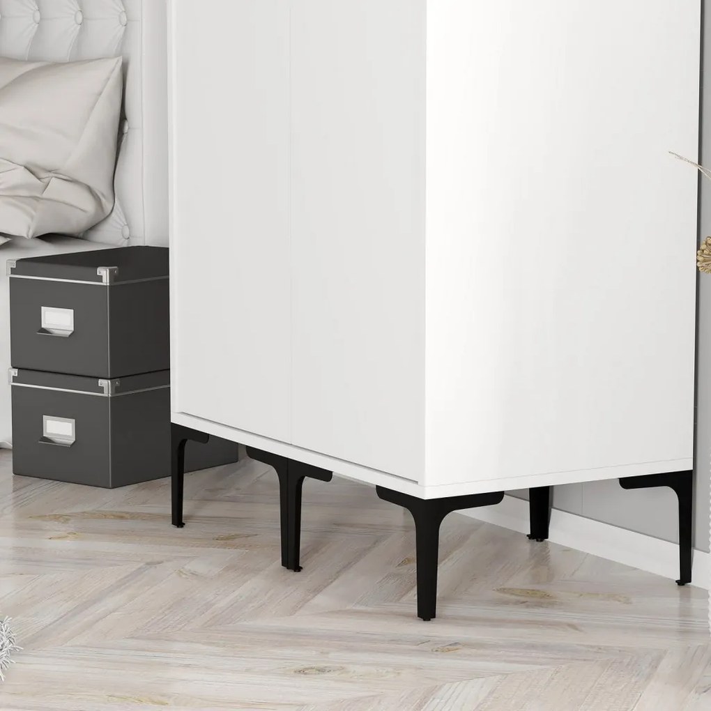 Kumsal gardróbszekrény, fehér, 80 cm – TR845HCT5448