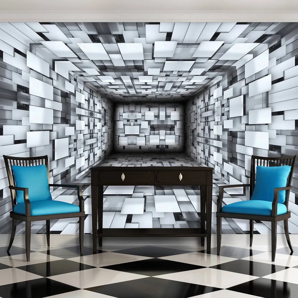 Fotótapéta - 3D folyosó (254x184 cm)