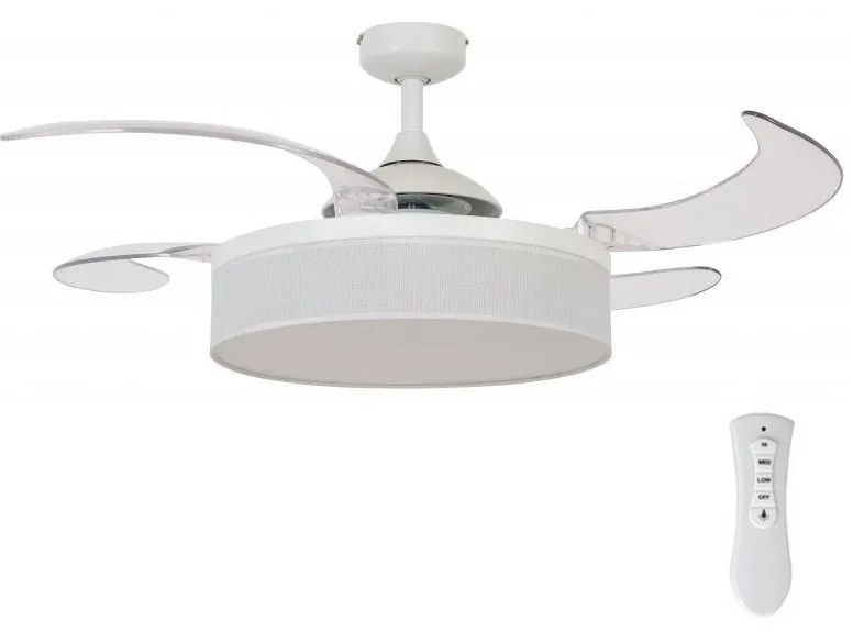 FANAWAY 511030 - LED Mennyezeti ventilátor FRASER 3xE27/20W/230V fehér + távirányító