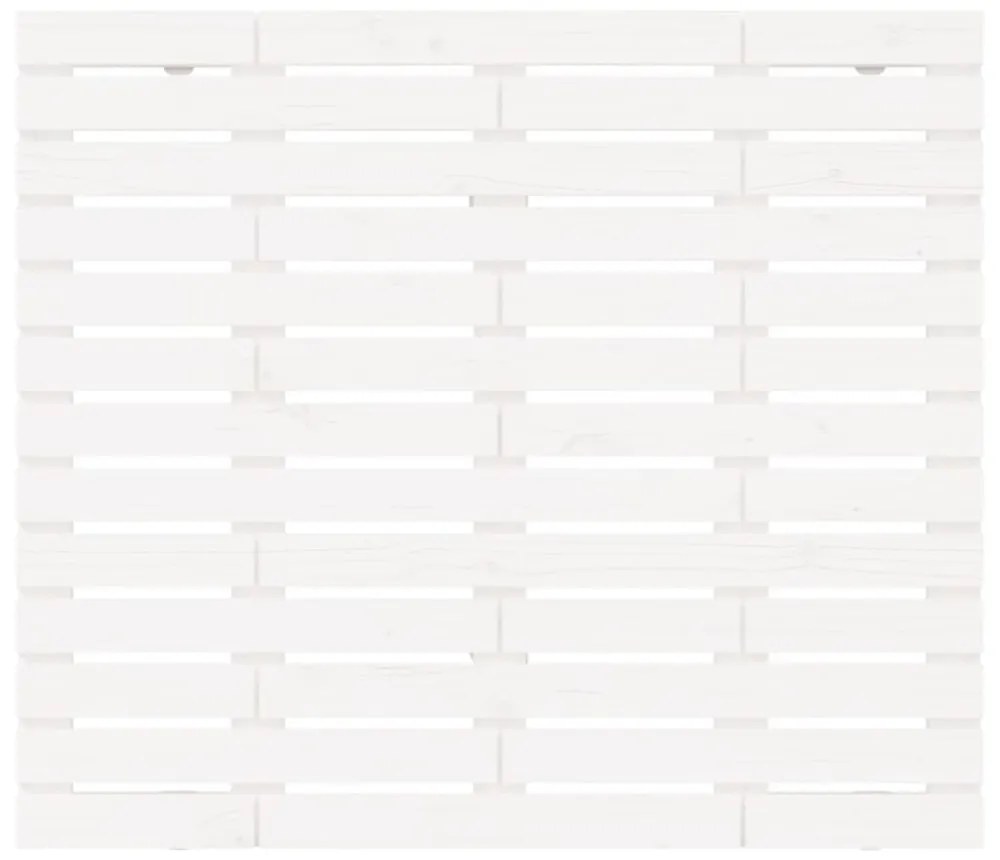 fehér tömör fenyőfa fali fejtámla 81 x 3 x 91,5 cm