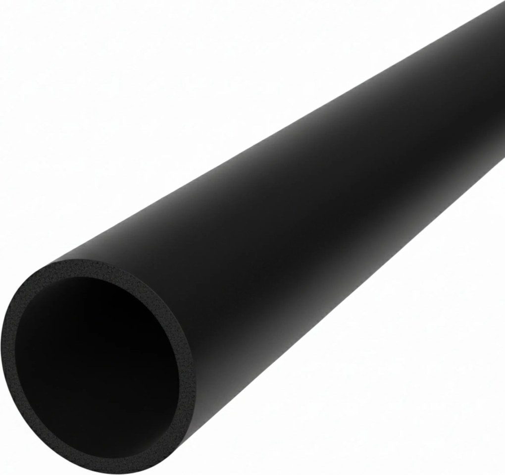 Fém Cső Rud balusztrádhoz 25 fekete matt 120 cm fém cső rúd