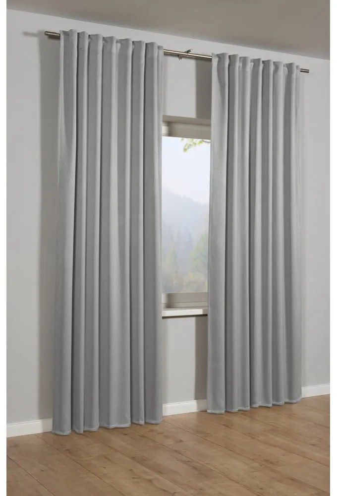 Szürke sötétítő függöny 245x130 cm Blackout - Gardinia
