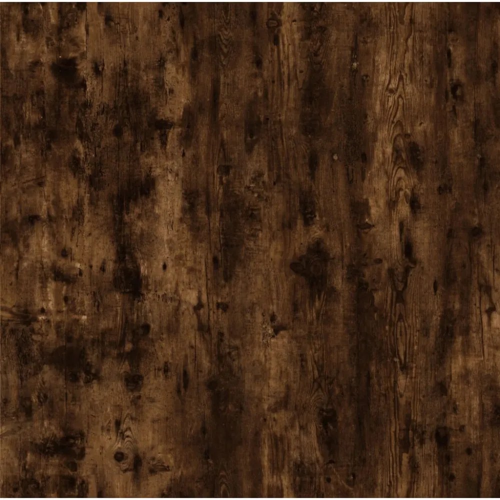 füstös tölgy szerelt fa és vas dohányzóasztal 100 x 50 x 45 cm