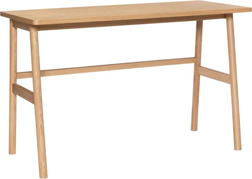 Íróasztal tölgyfa dekorral 50x120 cm Acorn – Hübsch