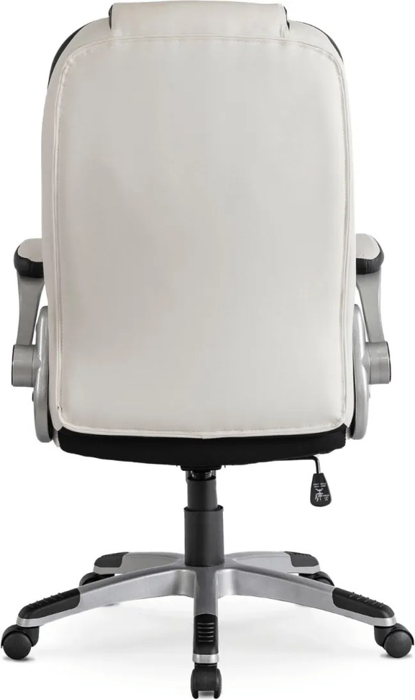 Forgószék fehér színben, műbőr kárpittal. LIVERPOOL