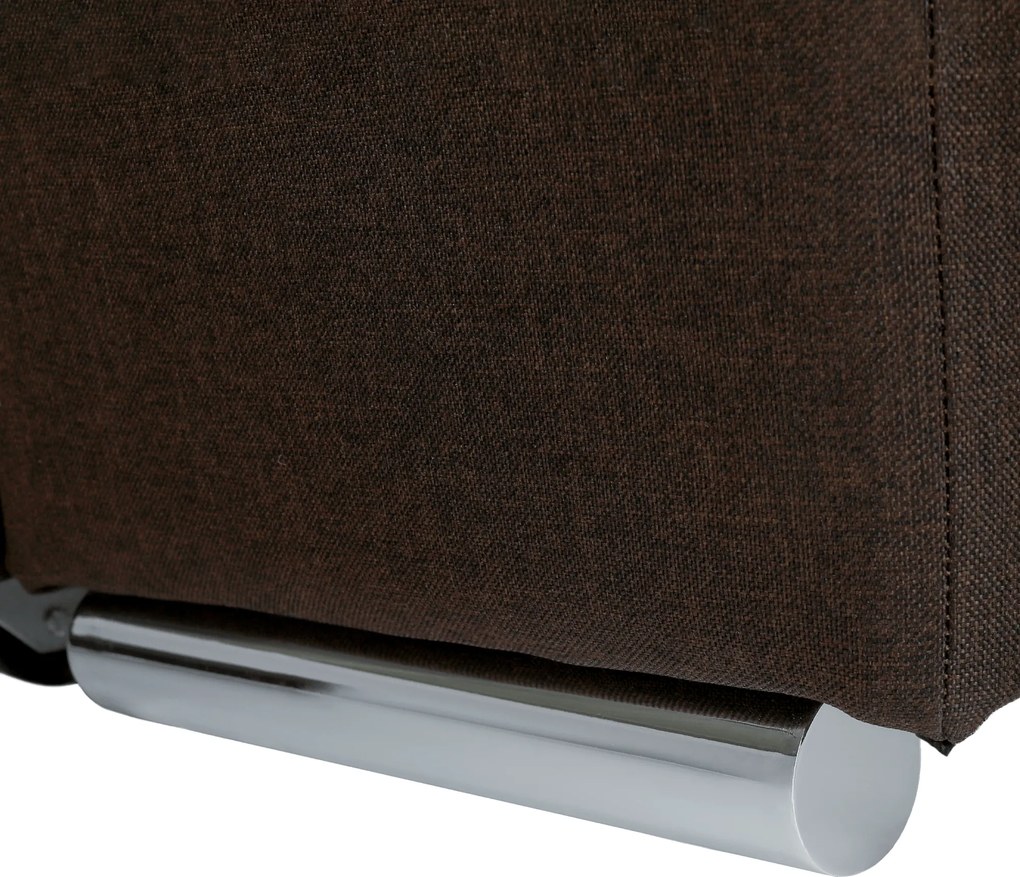 Ülőgarnitúra, szövet csoki, SEGORIA LUX