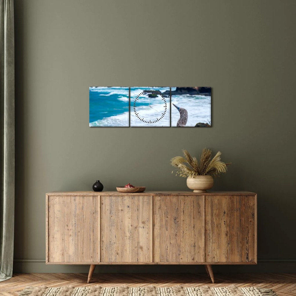 Kép - Kéklábú szula (órával) (90x30 cm)