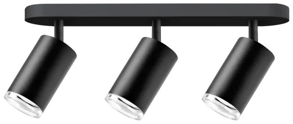 LED RGBW Dimmelhető fürdőszobai spotlámpa TURYN 3xGU10/4,8W/230V IP44 fekete