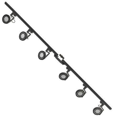 Zuma Line 3028 - Spotlámpa sínrendszerrel MASTER 6xGU10/10W/230V fekete