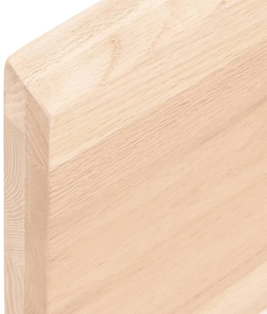 kezeletlen tömör tölgyfa asztallap 140x50x(2-4) cm