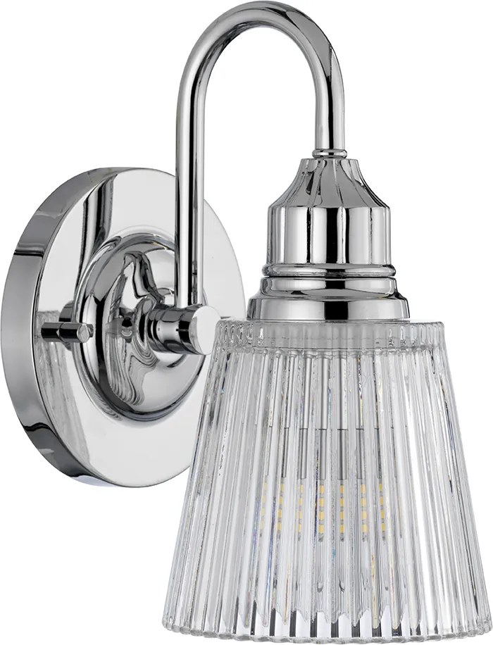 Quintiesse modern fürdőszobai lámpa addison csiszolt króm elsqn-addison1-bath IP44