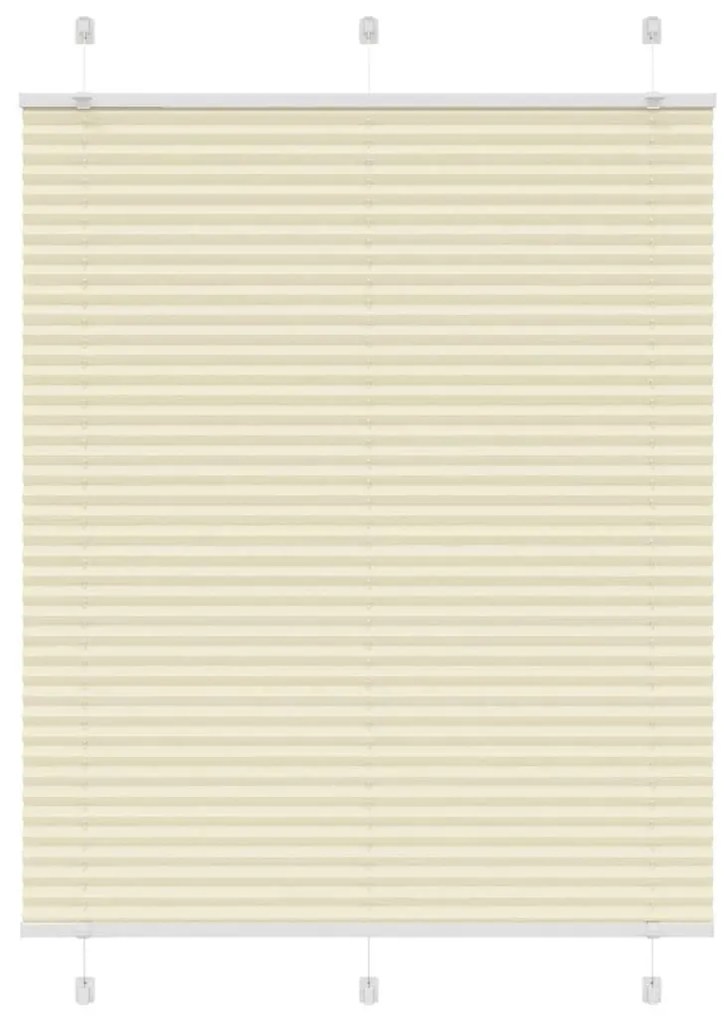 pliszírozott redőny krém 105x100 cm szövetszélesség 104,4 cm
