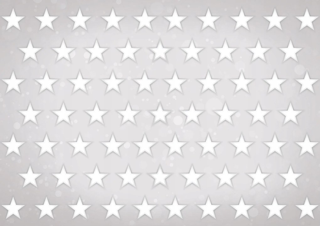 Fotótapéta Csillagok absztrakt szürke-fehér minimalizmus vinil 208x146 +ragasztó