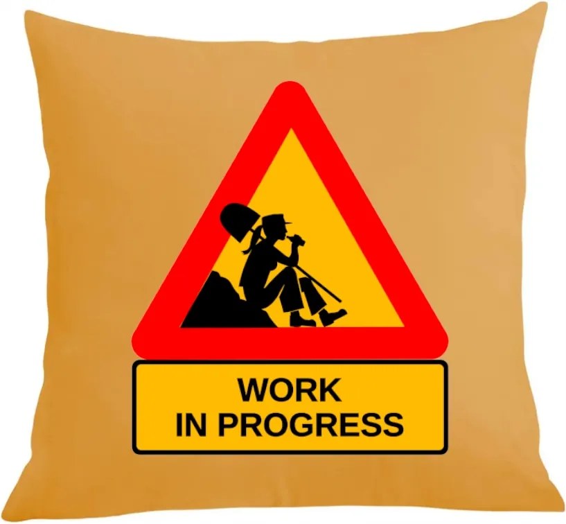 Párna párnahuzat vicces work in progress