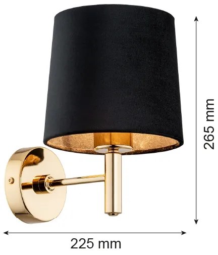 Argon 4729 - Fali lámpa PONTE 1xE27/15W/230V