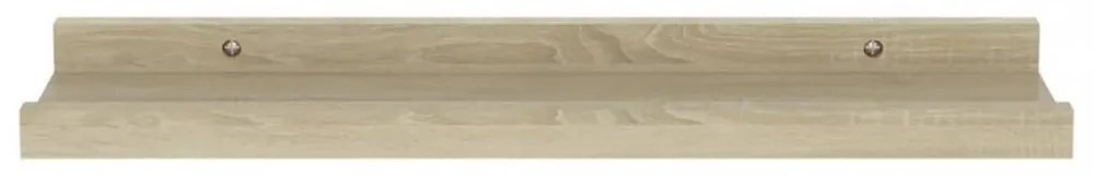 2 db sonoma tölgyfa fali polc 40 x 9 x 3 cm