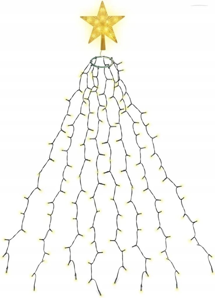 Karácsonyfa lámpák 290 LED-es csillaggal