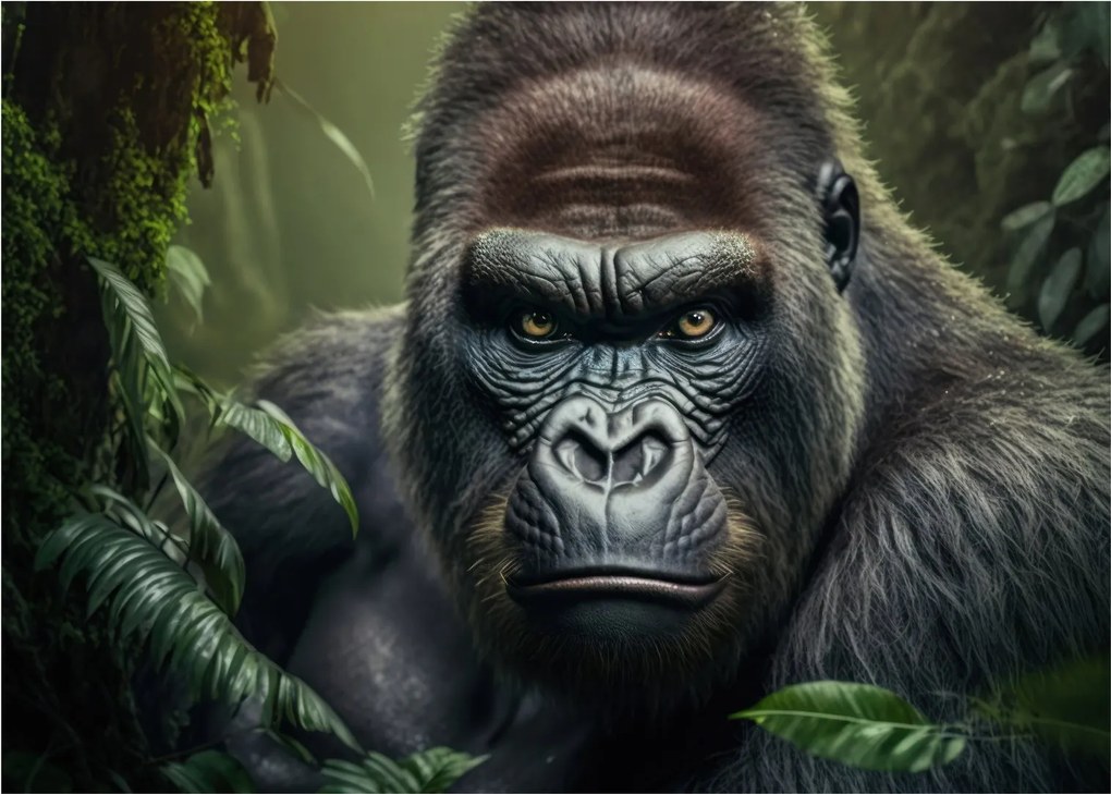 Kép - Egy gorilla portréja (70x50 cm)