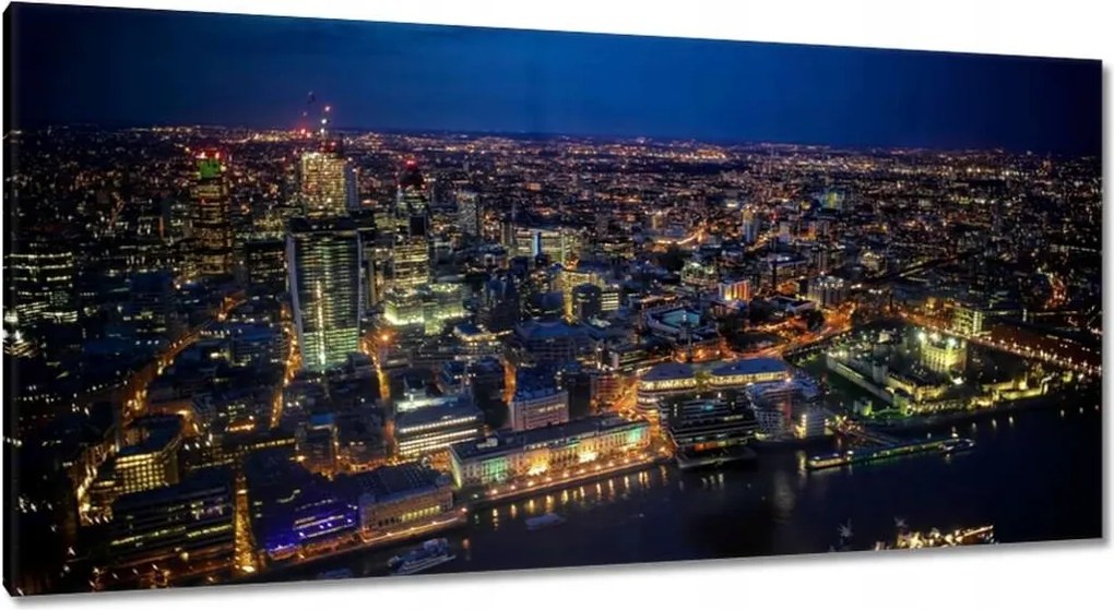 Festmények 115x55 Éjszakai London
