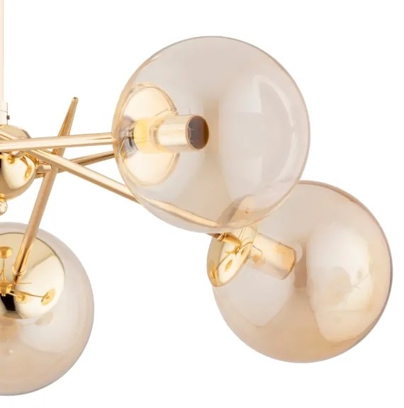 Felületre szerelhető csillár PRIMERY 5xE14/10W/230V arany