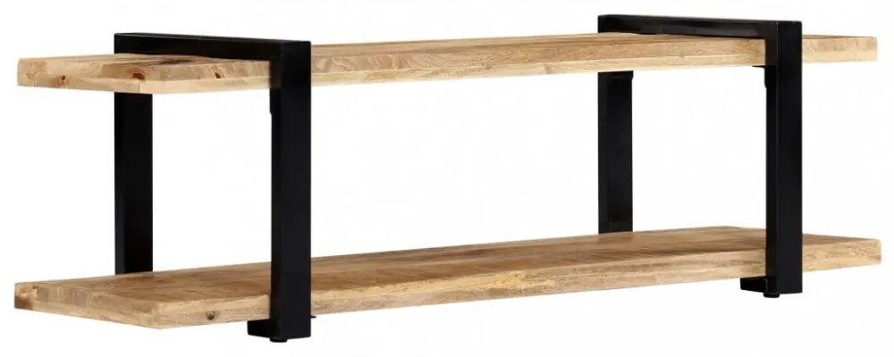 tömör mangófa TV-szekrény 130 x 40 x 40 cm