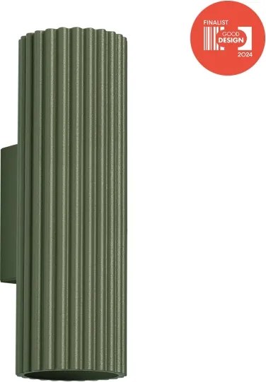 Brilagi - LED fali lámpa CRESTO 2xGU10/10W/230V 20 cm zöld