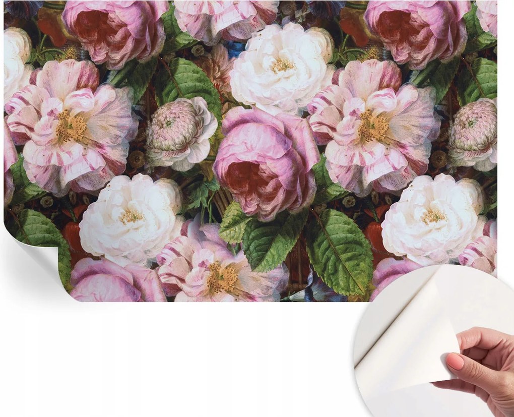Öntapadós Mosható Fali Fotótapéta Virágos elegancia 416x254 cm