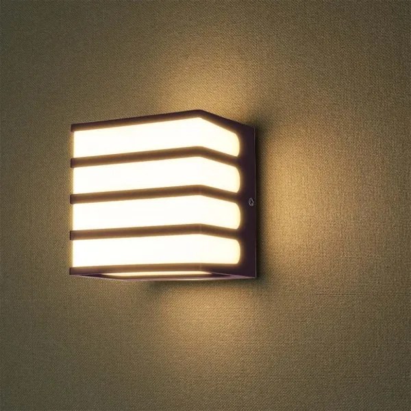 LED Kültéri fali lámpa LED/8W/230V IP65 3000K barna