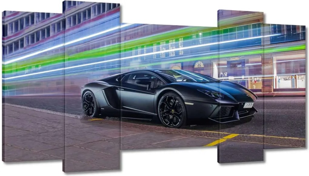 Képek 120x65 Gyors autó száguld az éjszakában