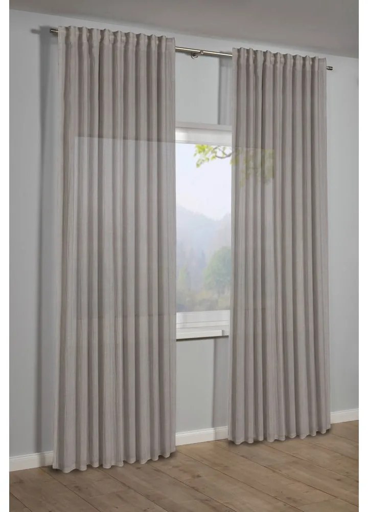 Szürke függöny 135x245 cm Etamine – Sehlbach