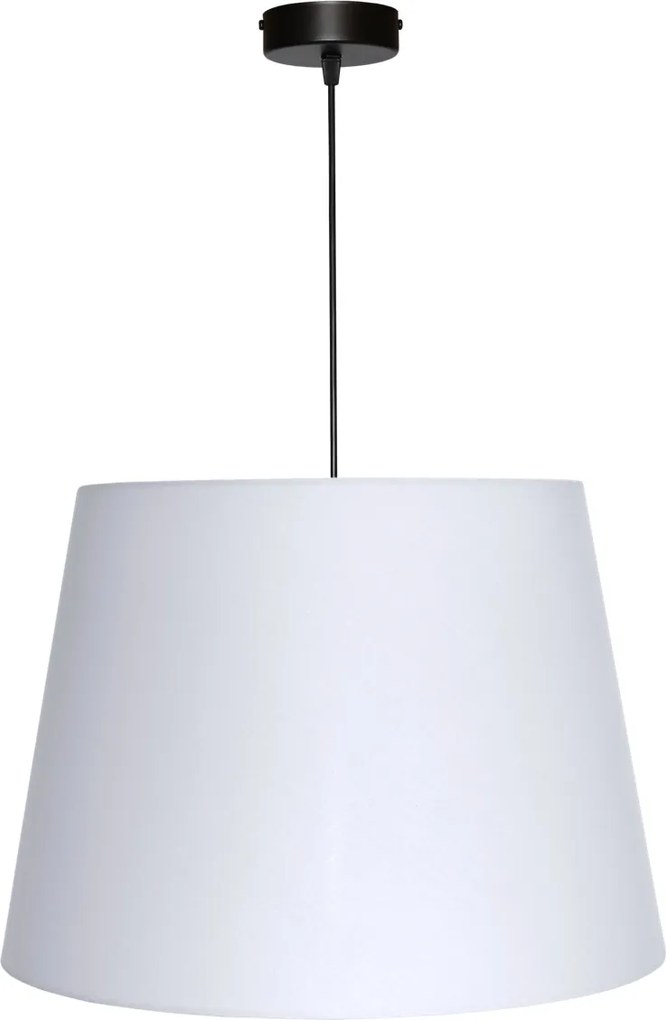 Lámpa Függő Csillár E27 Fehér Hideg Lámpabúra Kúp 34x44 h29 Mirano