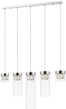Zuma Line GEM P0389-05E-B5AC Függőlámpa 5x28W/G9