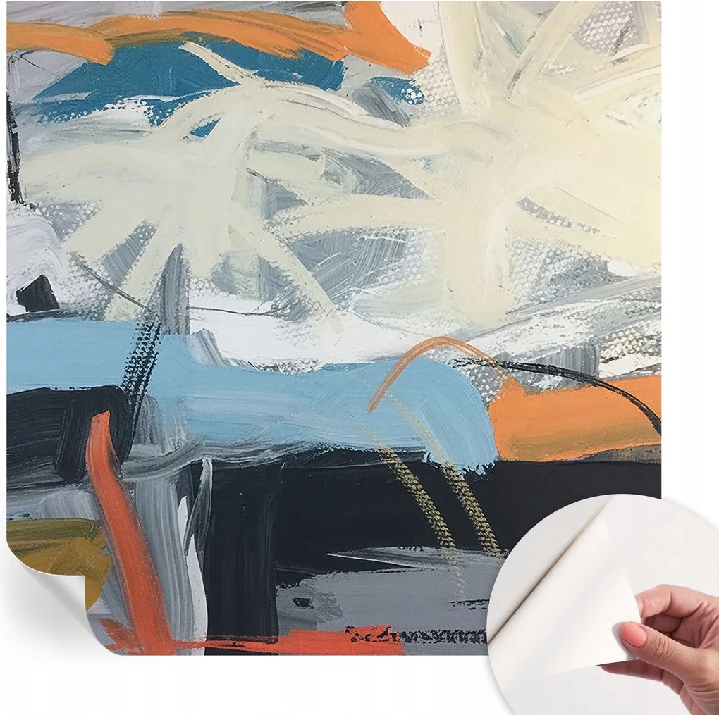 Prémium öntapadós fali fotótapéta Színes absztrakt 250x250 cm