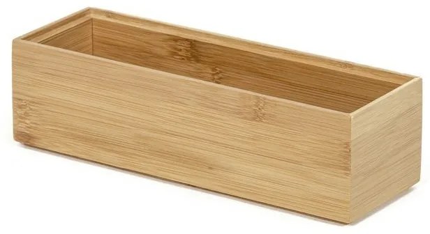 Szervező Compactor Bamboo Box 22,5 x 7,5 x 6,5 cm, natúr fa