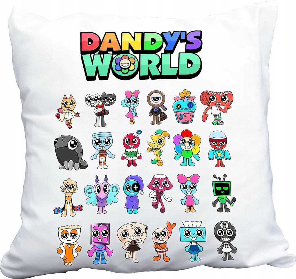 Párna Dandy's World Játék Gyerek Ajándék Név