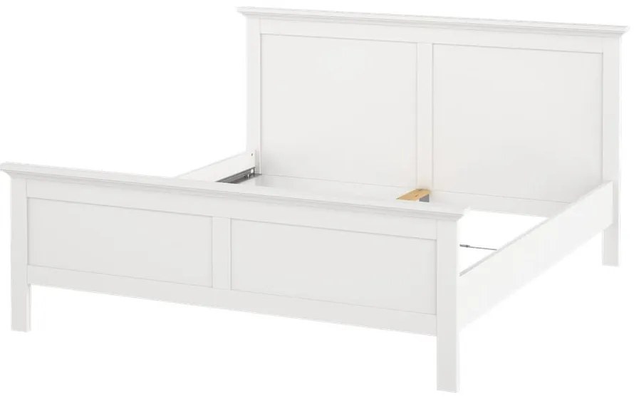 Fehér franciaágy 160x200 cm Paris – Tvilum