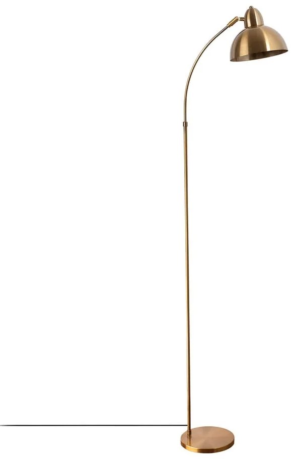 Sárgaréz színű állólámpa fém búrával (magasság 162 cm) Marzeo – Opviq lights