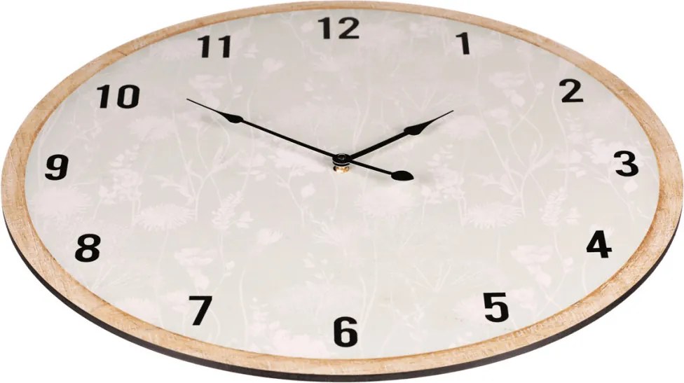 Falióra 58 cm átmérő MDF finom virágmintával