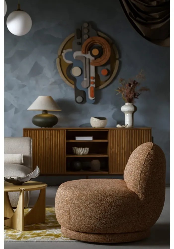 Narancssárga fotel Ovo – Miuform