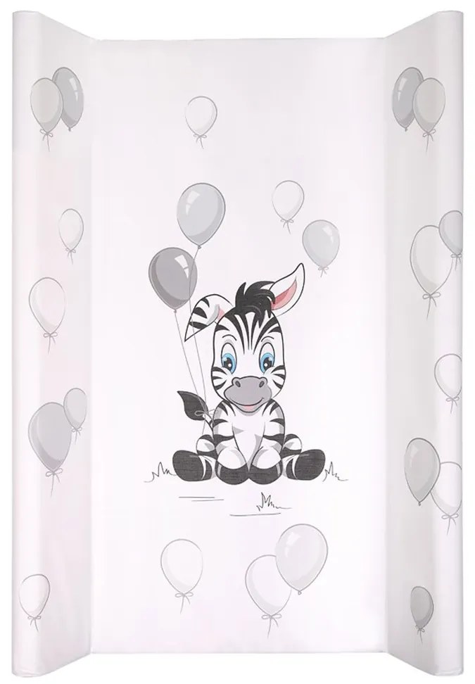 Merev pelenkázó lap New Baby Zebra fehér 50x80cm