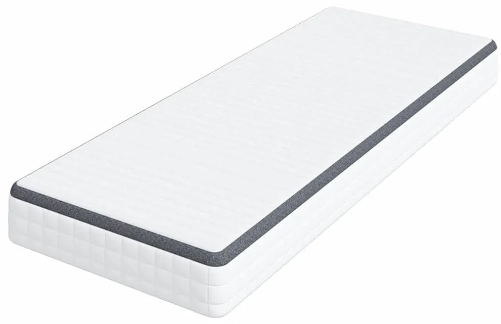 Matrac Fehér és Szürke 70 x 200 cm Bonell Rugó