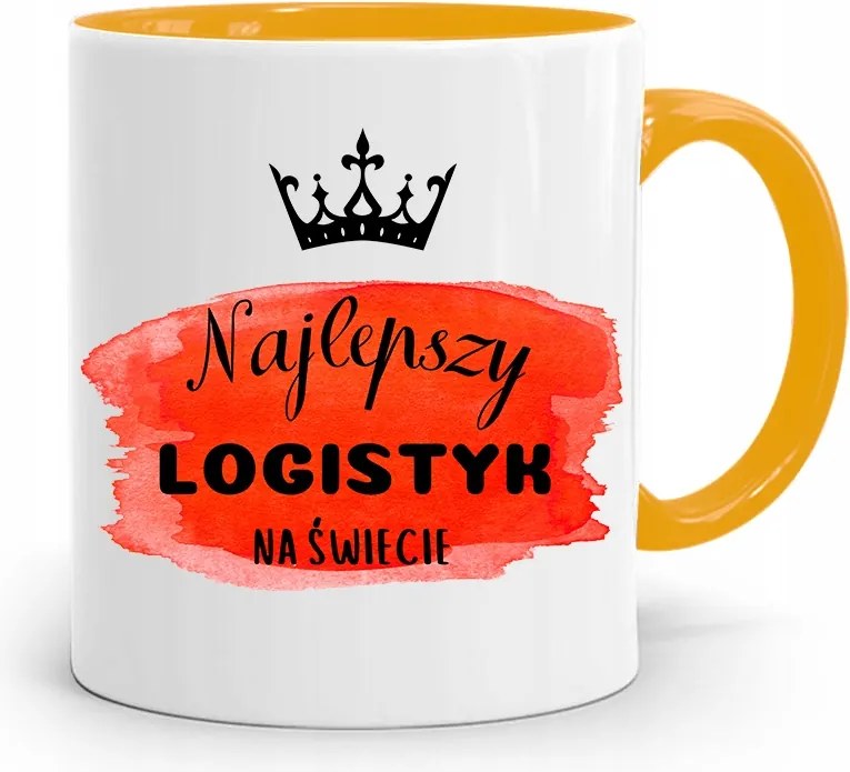 Logisztikai Bögre Sárga Születésnapi Ajándék fényképes nyomtatással