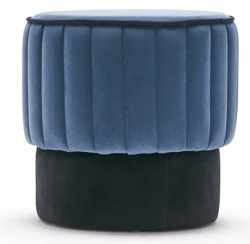 Rose Puf Blue zsámoly