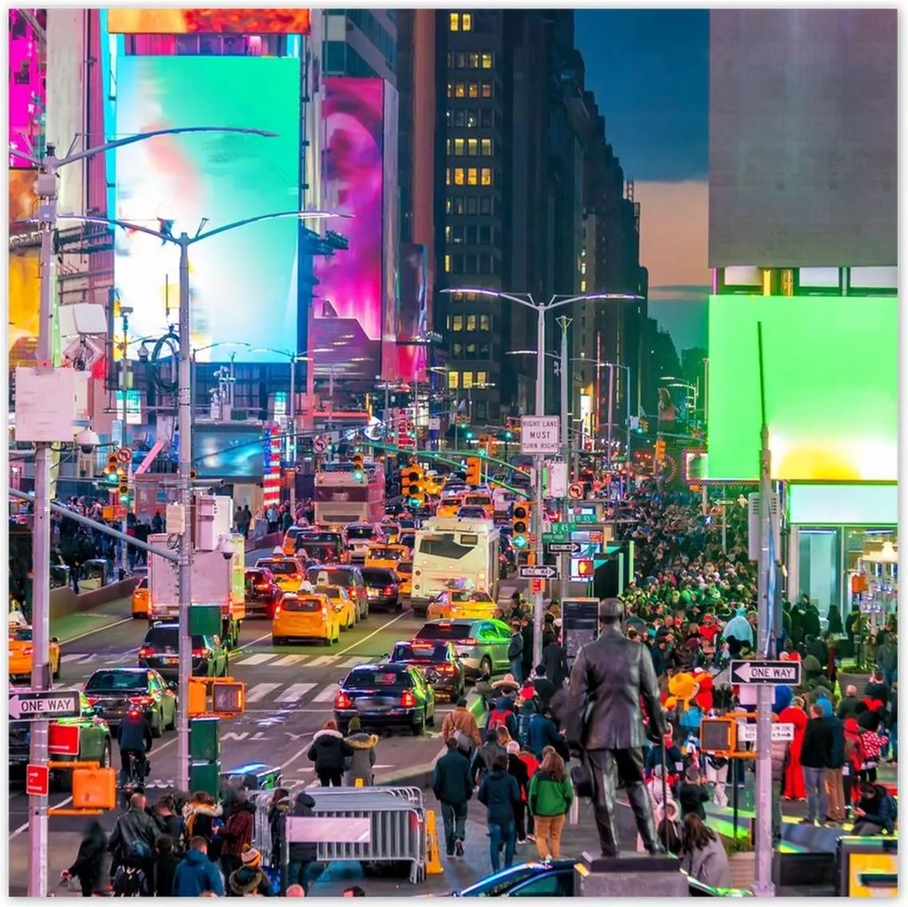 Poszterek 30x30 New York felülnézet