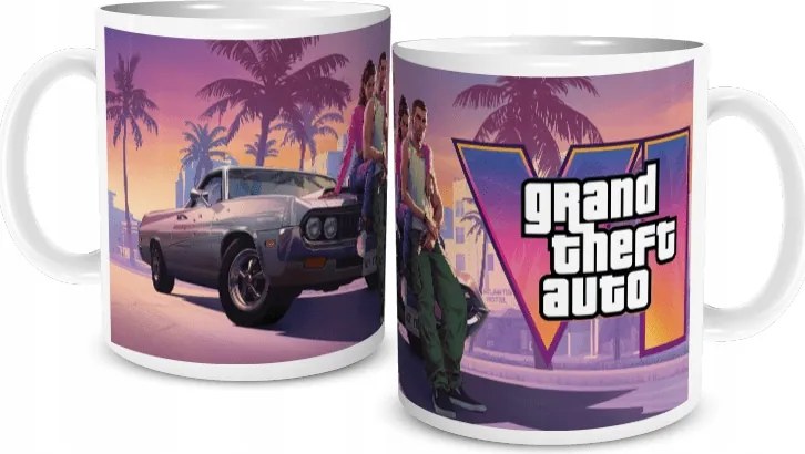 Bögre Játékos Játék Ajándék Gta VI