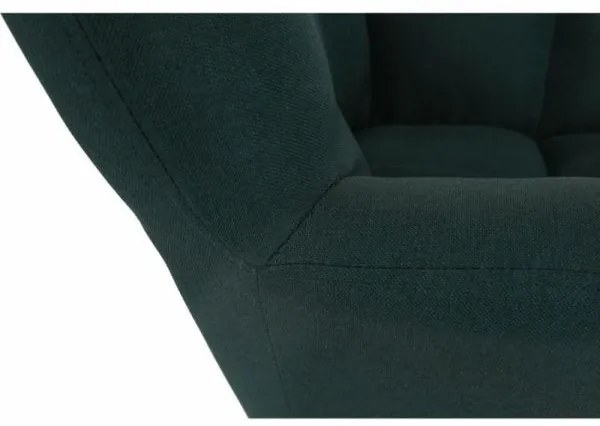 KOMODO forgó fotel zöld/fekete lábak